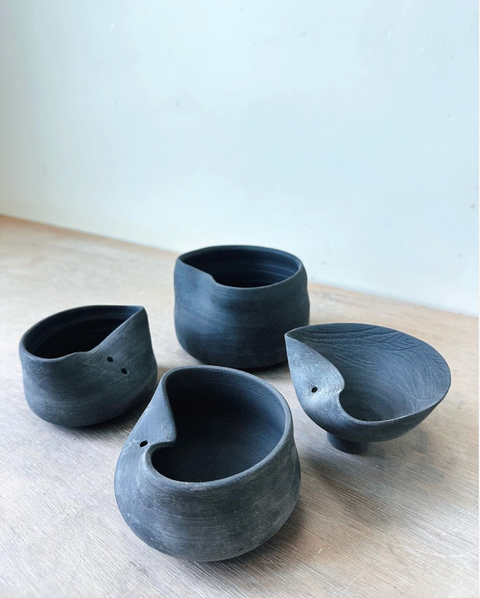 【線香座】cc.pottery 陶泥長線香座｜聖木．線香兩用