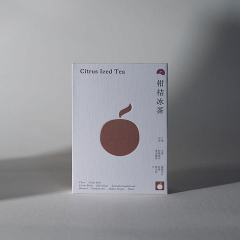 香港線香｜柑桔冰茶 Citrus Ice Tea｜果皮丁香肉桂｜香港製造無添加原植物天然線香