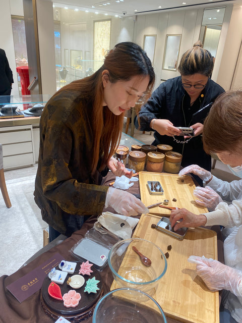 VIP客人到店塔香工作坊